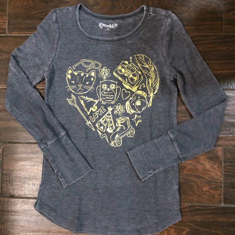 Mudd girls size 16 LS tee